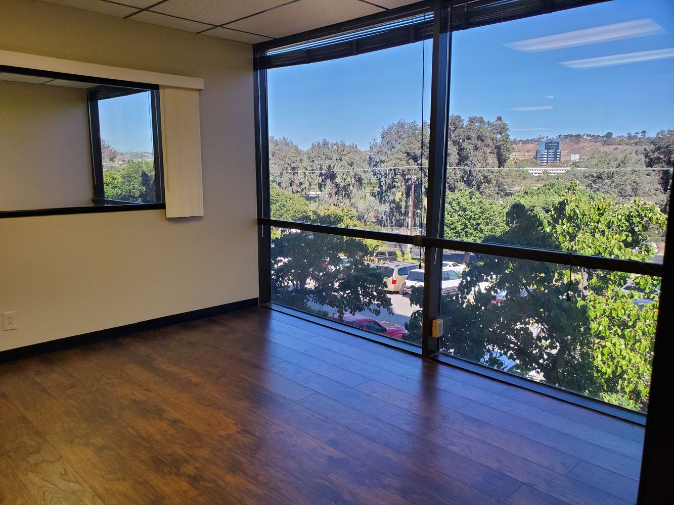 Very special, 1st floor gazebo level suite. 5 offices and open space.